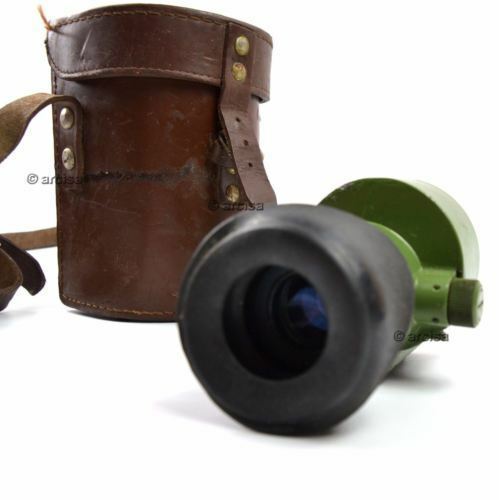 Outil de visée monoculaire ON-M59 et étui en cuir d'origine de l'armée yougoslave.