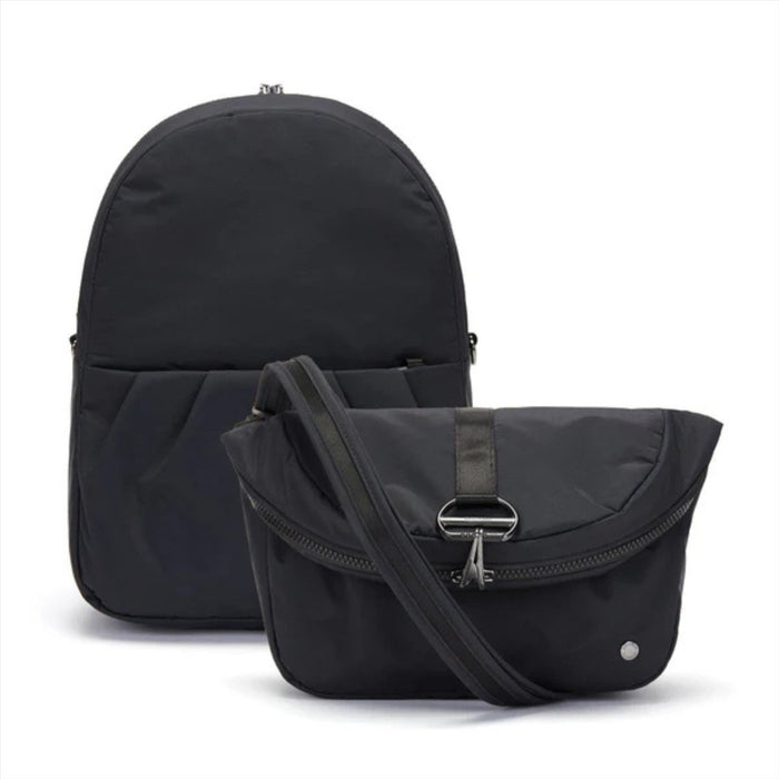 Zaino convertibile Pacsafe Citysafe CX Antifurto RFID Materiale ECONYL Nero - GoMilitar