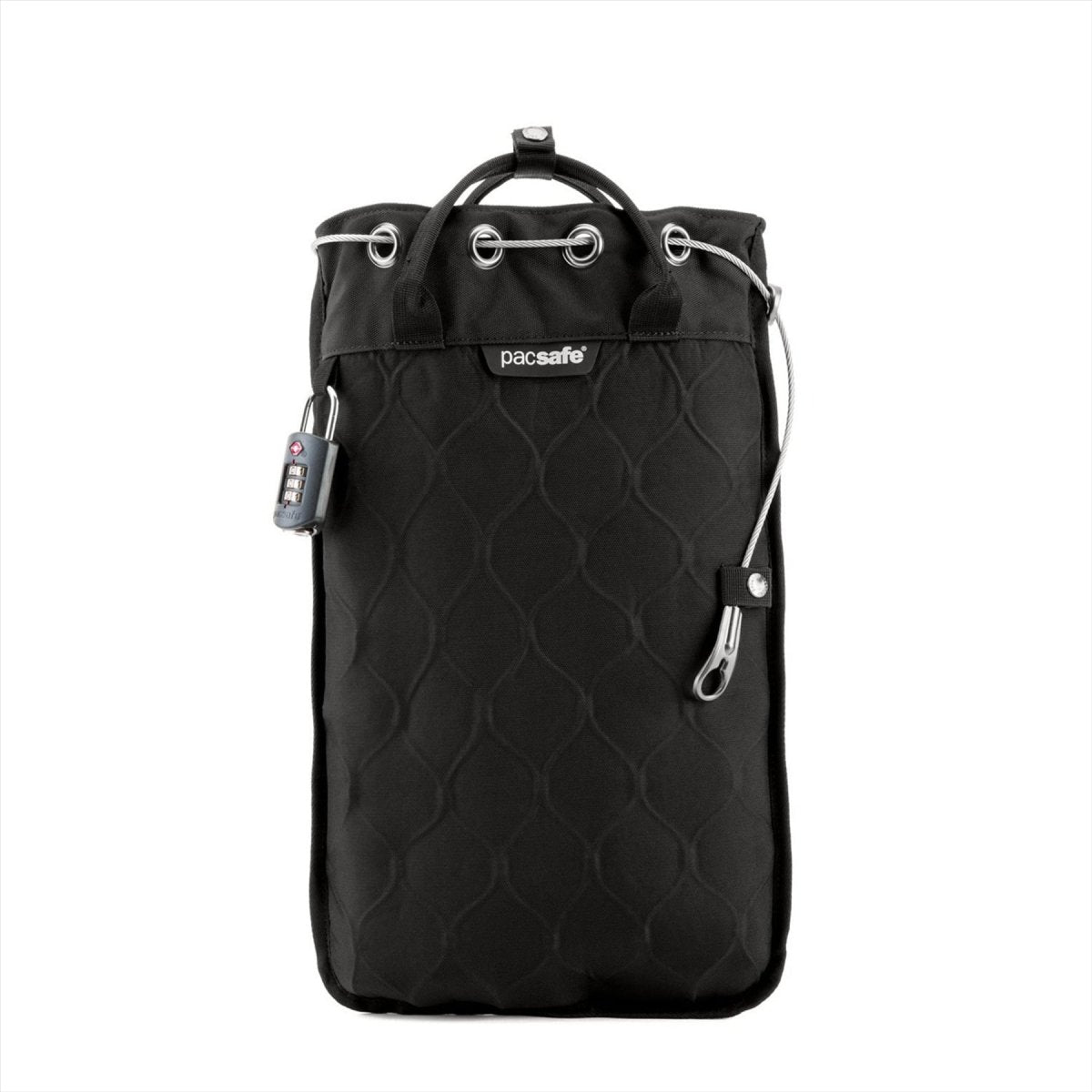 Pacsafe Travelsafe GII Sac de sécurité portable 5L Antivol Résistant aux coupures Noir