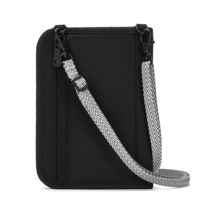 Pacsafe V150 Documententas Compact Organizer Anti-diefstal RFID-blokkering Zwart - GoMilitar