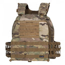 Pentagon Milon Plate Carrier Mk2 tactical ballistic vest in Multicam with MOLLE system and adjustable straps.