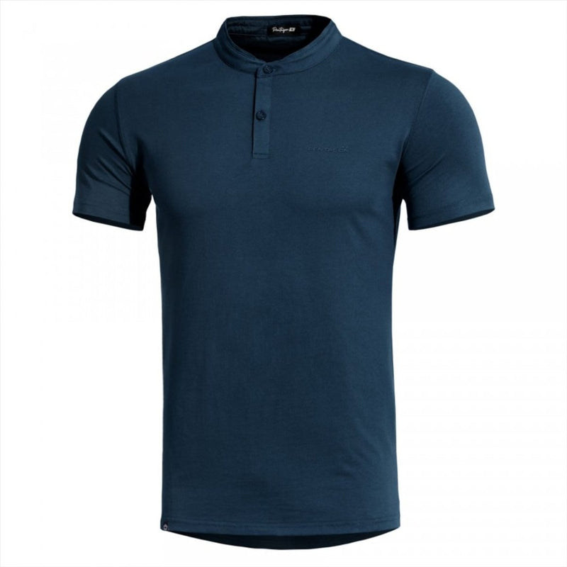 PENTAGON Romeo 2.0 Henley T-Shirt Regular Fit Mandarin Collar Odorless Material