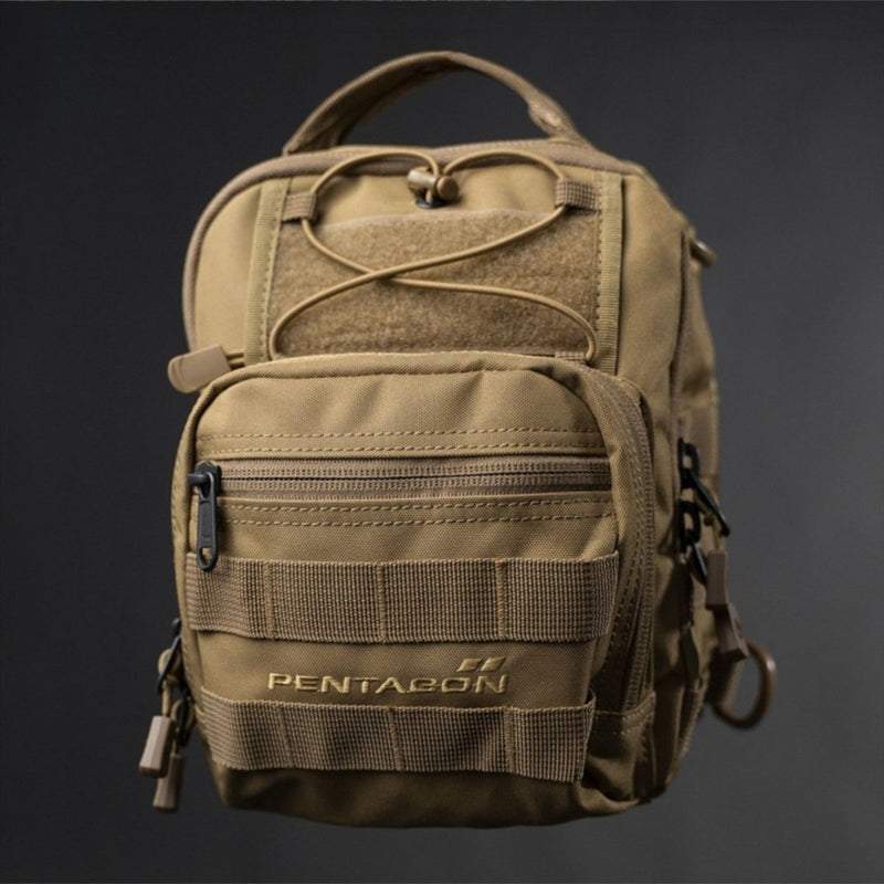 PENTAGON UCB 2.0 Chest Bag 7L Tactical Sling Pack Compatible MOLLE System