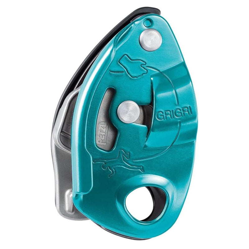 PETZL Grigri Assisted Braking Belay Device Climbing Equipment Aluminum Blue - GoMilitar