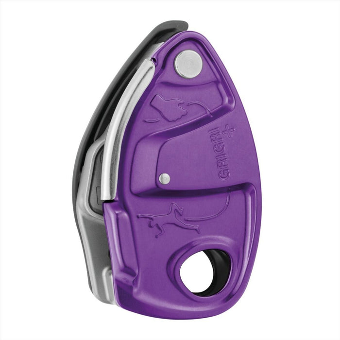 PETZL GRIGRI® + Urządzenie asekuracyjne Wspomagane hamowanie 8,5-11 mm Liny wspinaczkowe Fioletowy - GoMilitar