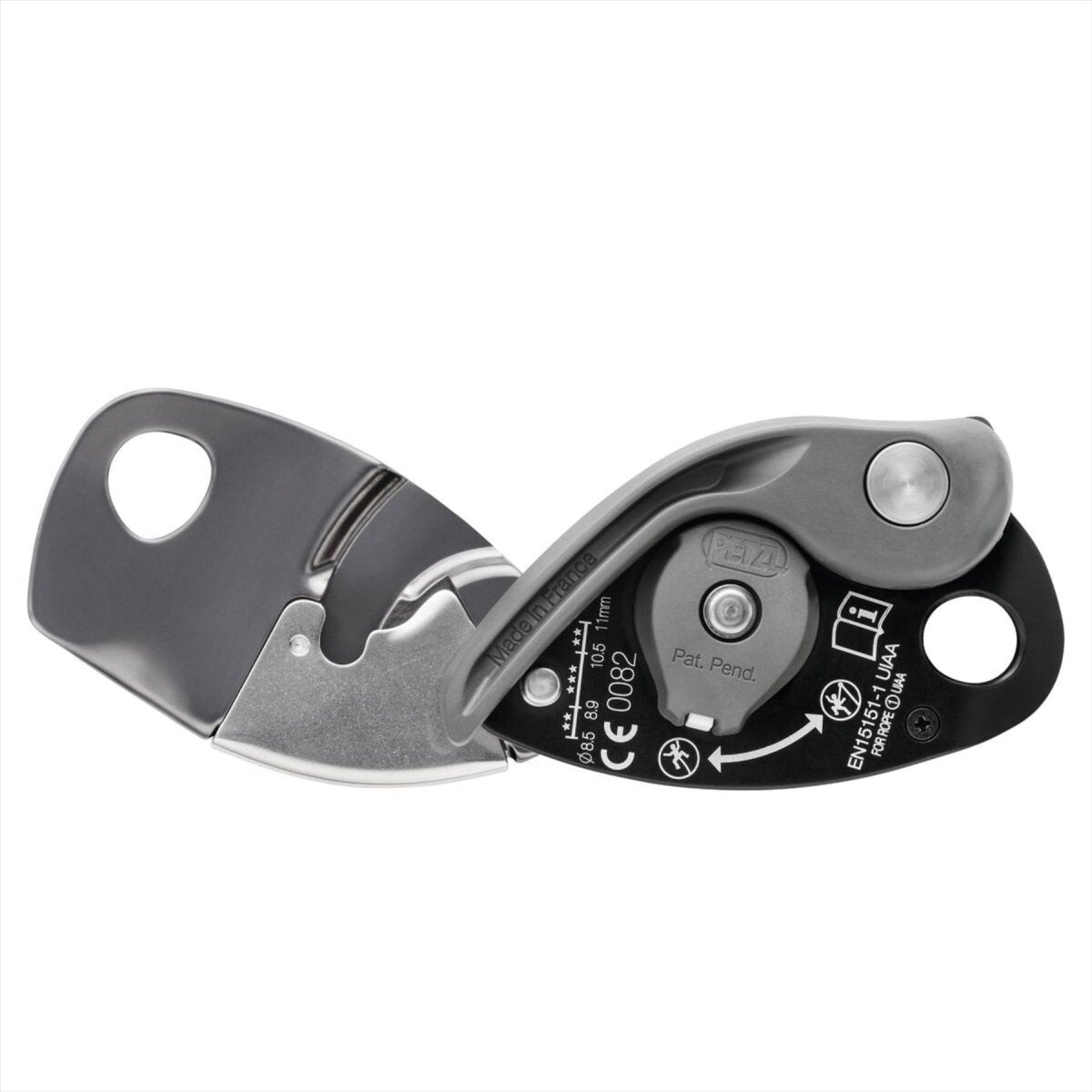 PETZL GRIGRI® + Urządzenie asekuracyjne Wspomagane hamowanie Liny 8,5-11 mm Wspinaczka Fioletowa