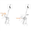 PETZL GRIGRI® + Urządzenie asekuracyjne Wspomagane hamowanie Liny 8,5-11 mm Wspinaczka Fioletowa