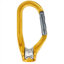 PETZL ROLLCLIP A Mosquetón Pullet Sistema de bloqueo sin bloqueo Escalada Amarillo