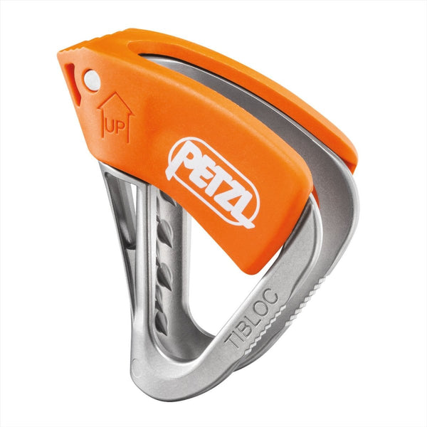 PETZL TIBLOC Rope Clamp Ascender Automatic Locking System 8-11mm Ropes Orange