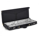 Portable Primus Alika dual burner outdoor camping stove with windscreen and stainless steel surface