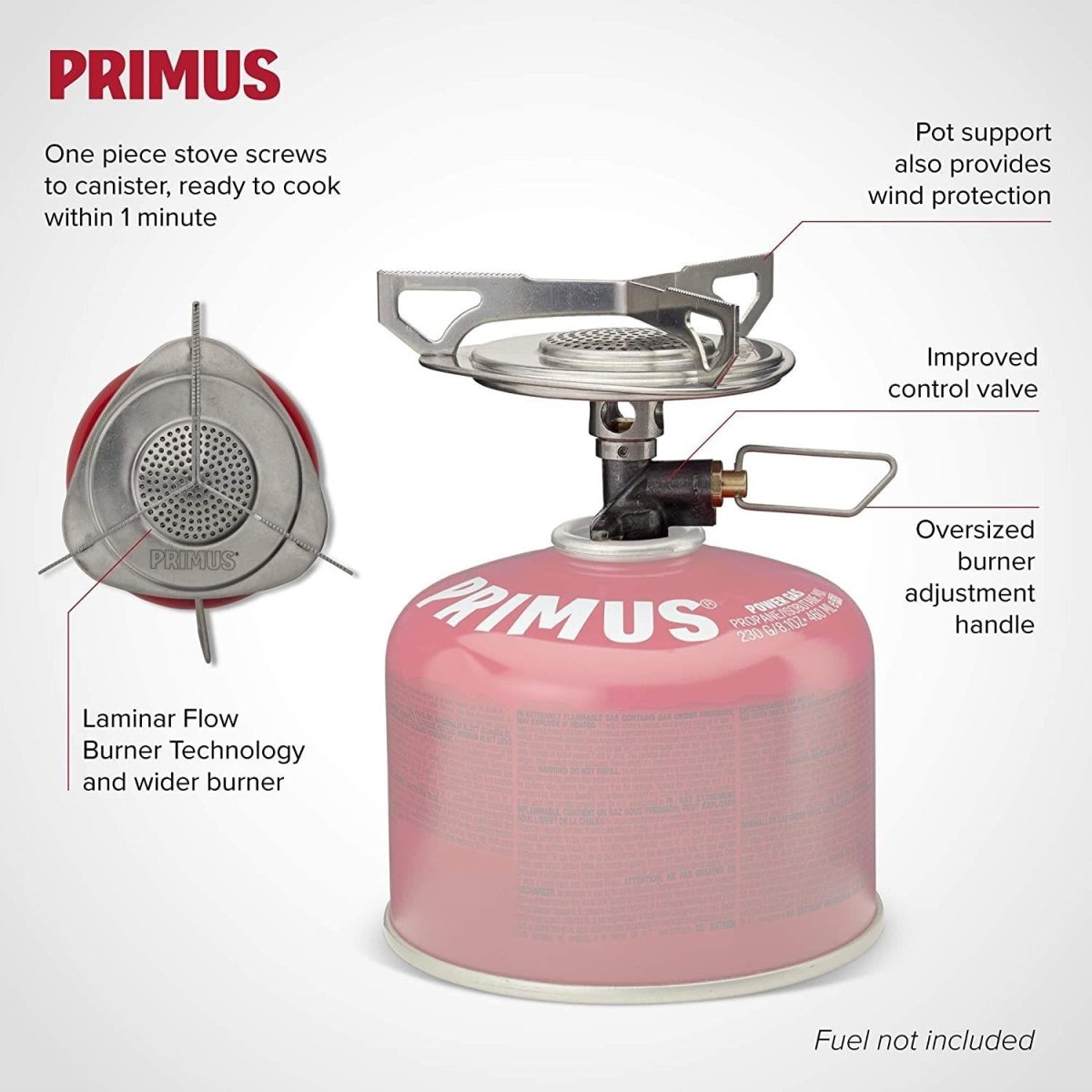 Primus Essential Trail Stove kompakter Campingkocher Butan Flüssiggasbrenner