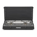 Réchaud de camping Primus Kinjia à double brûleur, ustensiles de cuisine d'extérieur portables, noir
