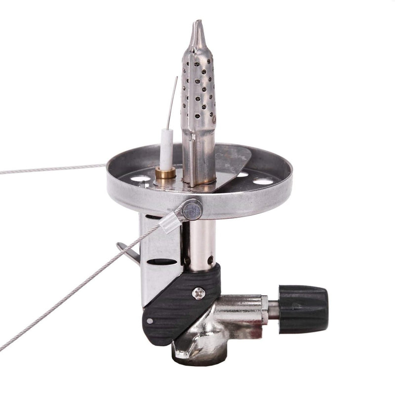 Primus Micron portable camping gas lantern burner with ignition system and adjustable flame control for backpacking light