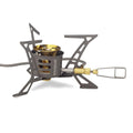 Primus Omnilite ti Lightweight Multifuel Stove Four Pod Titanium Camping Burner