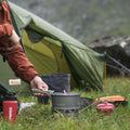 Primus Primetech Camping Stove Juego de 1.3 litros para cocinar olla de ebullición al aire libre