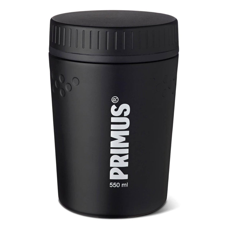 Black Primus Trailbreak vacuum insulated jug 550ml with screw-on lid for camping and outdoor use