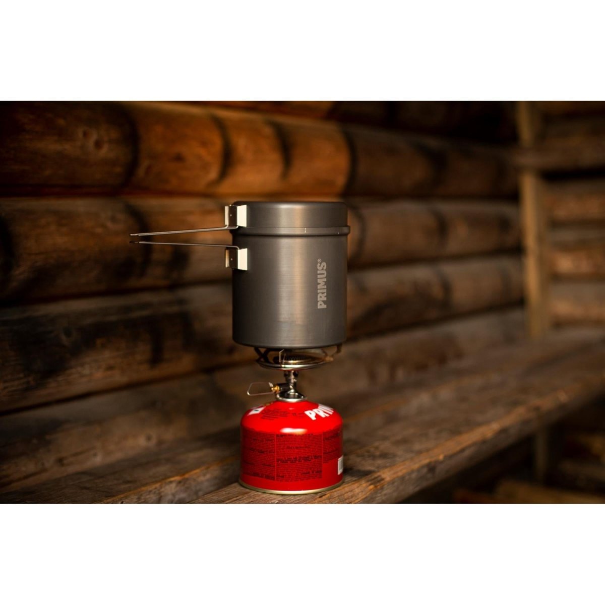 Ensemble de cuisine de randonnée léger Primus Trek Pot 1 litre avec revêtement antiadhésif en céramique