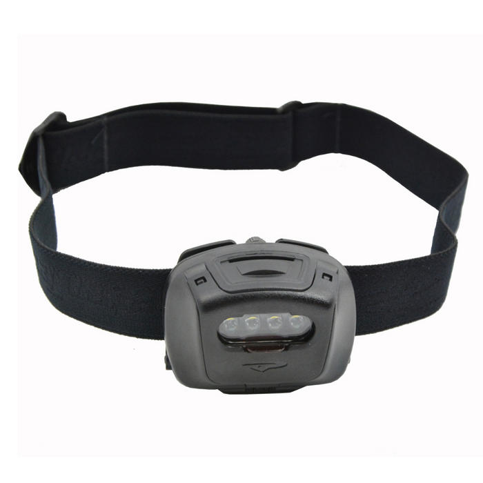 Princeton-Tec Quad Tactical MPLS Multicolor Headlamp 78 Lumens IPX7 Black - GoMilitar