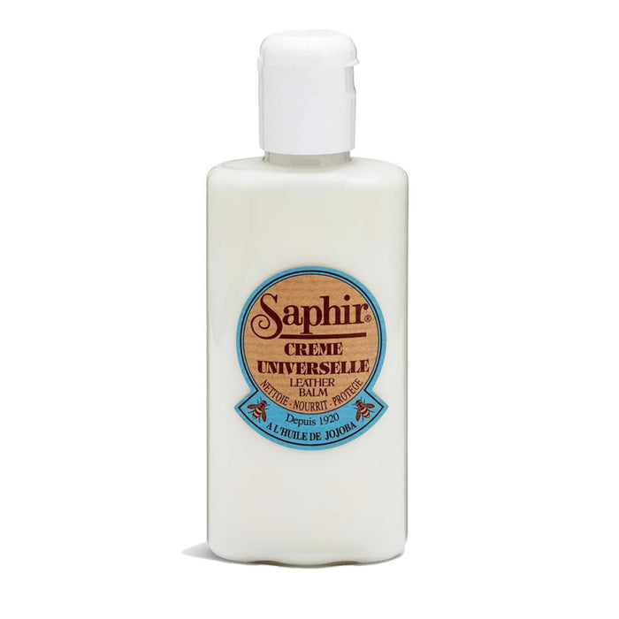 Saphir Universal-Creme-Leder-Conditioner, Pflege, Schuhe, Taschen, Glattleder, 150 ml – GoMilitar
