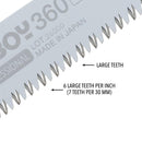 Silky Bigboy 360 - 7 Folding Saw Stainless Steel Blade Precision Cutting - GoMilitar