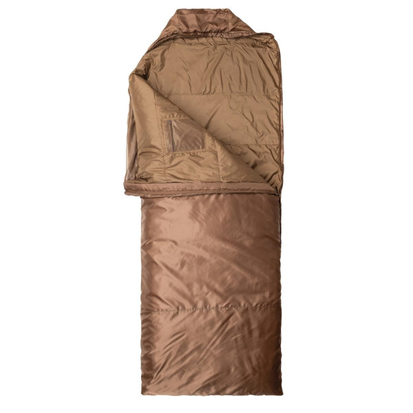 Snugpak śpiwór 220 cm zintegrowane moskitiery netto kojot worka kompresyjna
