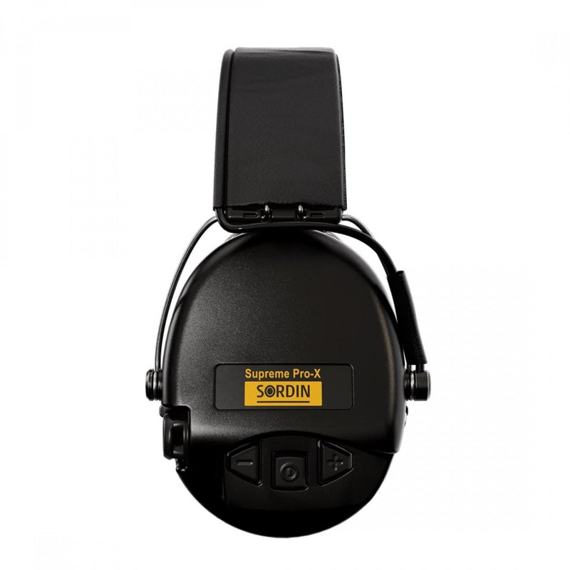 Sordin Supreme Pro-X Protezione elettronica dell'udito Ambient Sound Black Pvc