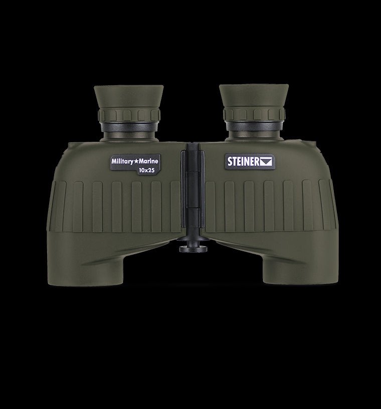 STEINER BINOCULAS MILITALE MARINE 10x25 Oliva Rugged Auto Focus Ottics