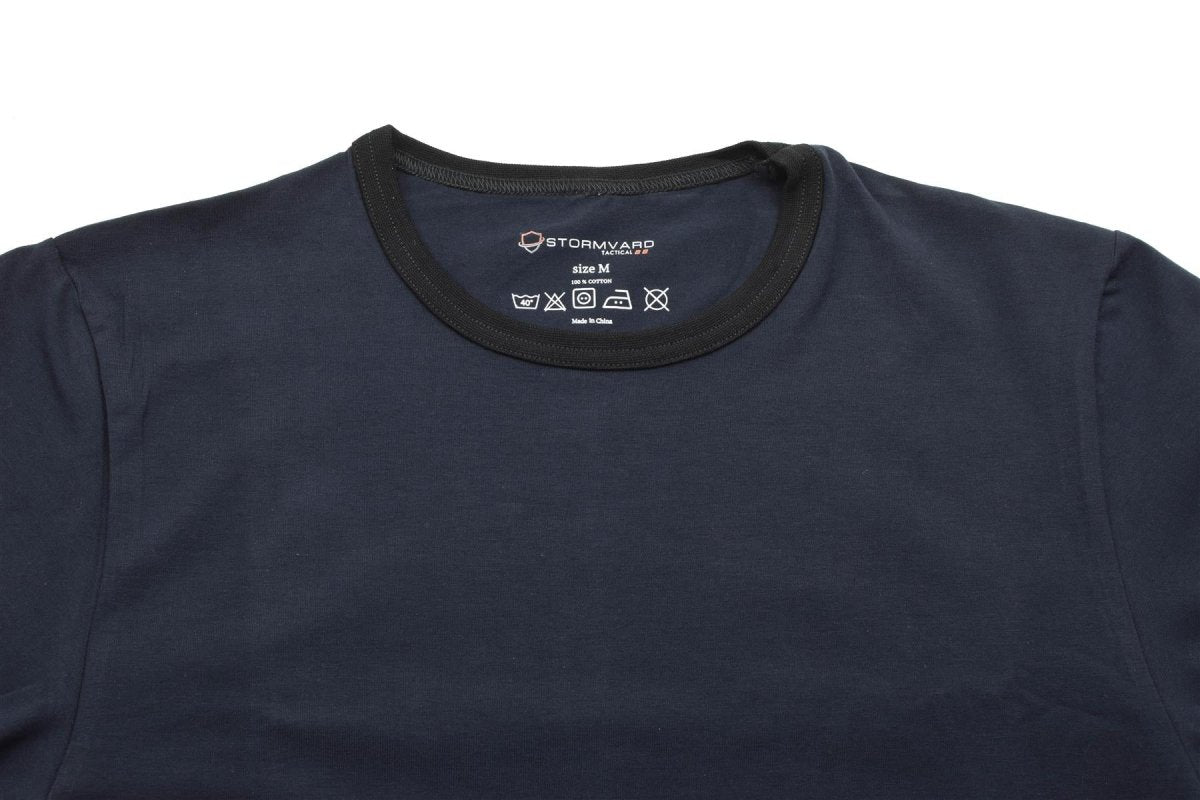 Stormvard classique coton t-shirt à manches courtes tactique décontracté bleu foncé