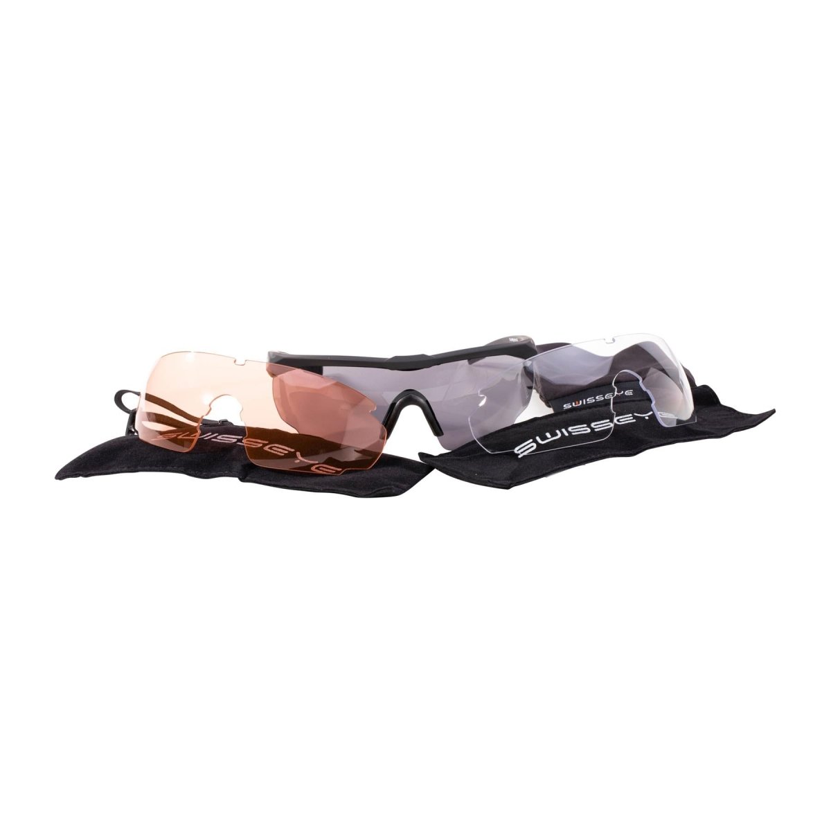 Lunettes de sécurité SWISS EYE 3 verres de couleur anti-rayures anti-buée protection UV pour les yeux