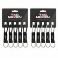 Pentagon Taktische 5 mm Aluminium-Karabiner-Clips, 5 Stück, Outdoor-Camping-Schlüsselanhänger