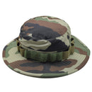 French Army style boonie hat in CCE camo ripstop with wide brim, vent holes, and adjustable strap for outdoor use