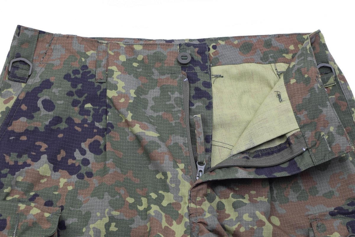 TACGEAR Merk Duitse legerstijl veldvrachtgevechtsbroek flecktarn camo ripstop