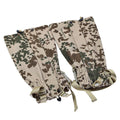 Guêtres de jambe de marque TACGEAR imperméables allemandes BW camouflage tropical crochets métalliques NEUF