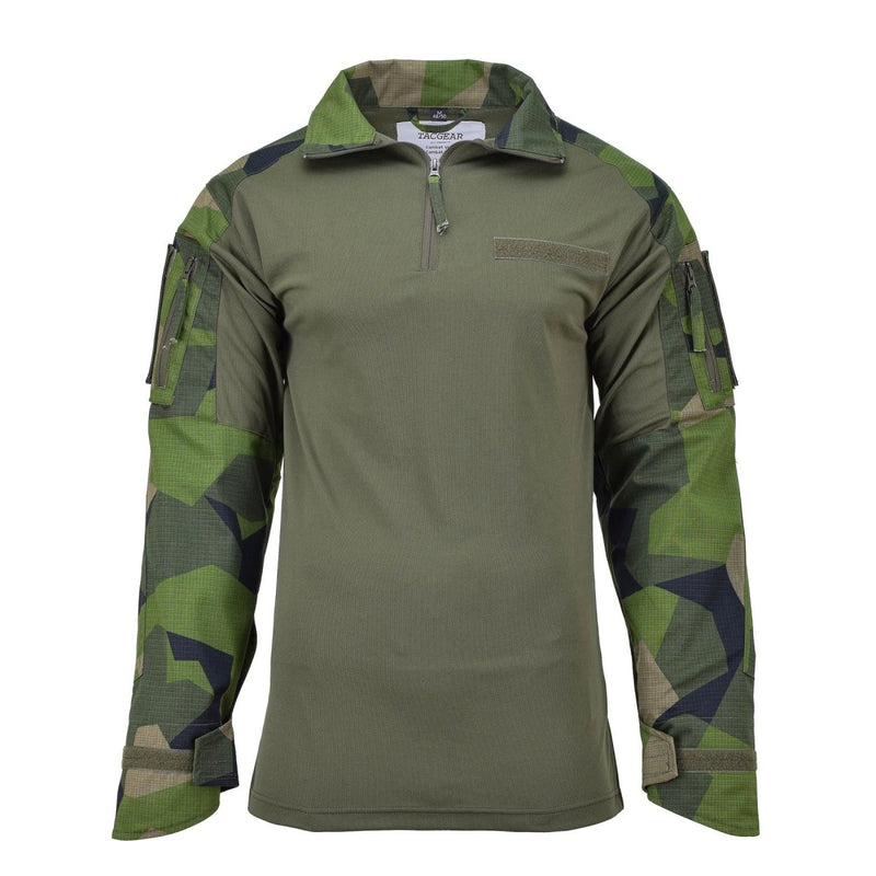 TACGEAR Brand Swedish Military style combat shirts field splinter camo underwear - GoMilitar