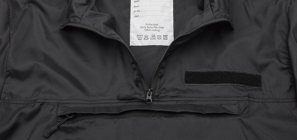 Tacgear Brand koszulka wiatrowa czarny lekki kemping turystyka na świeżym powietrzu Ripstop Smock