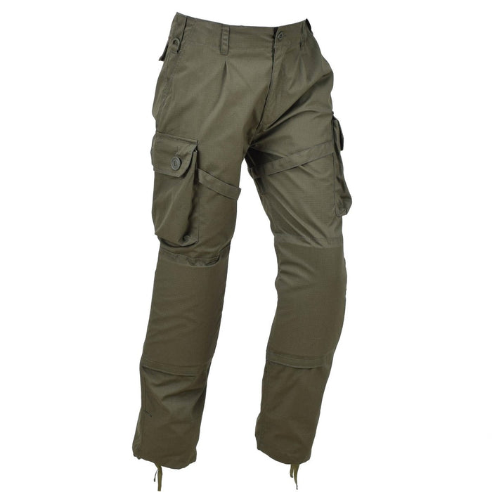 Olive TACGEAR military cargo pants, ripstop fabric, reinforced knees and multiple tactical pockets for durability and storage
