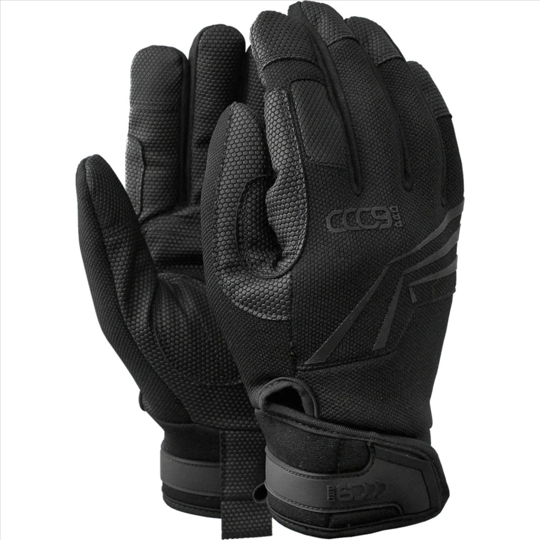 TAMREX PRO-6000 Guantes tácticos Durable Diamond Grip Cierre de velcro Negro