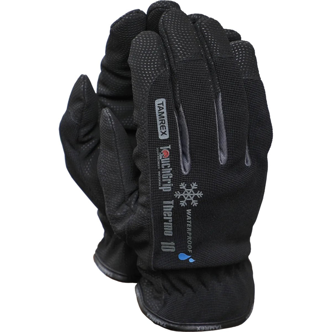 TAMREX TouchGrip Winter Gloves Waterproof Insulated Touch Screen Black
