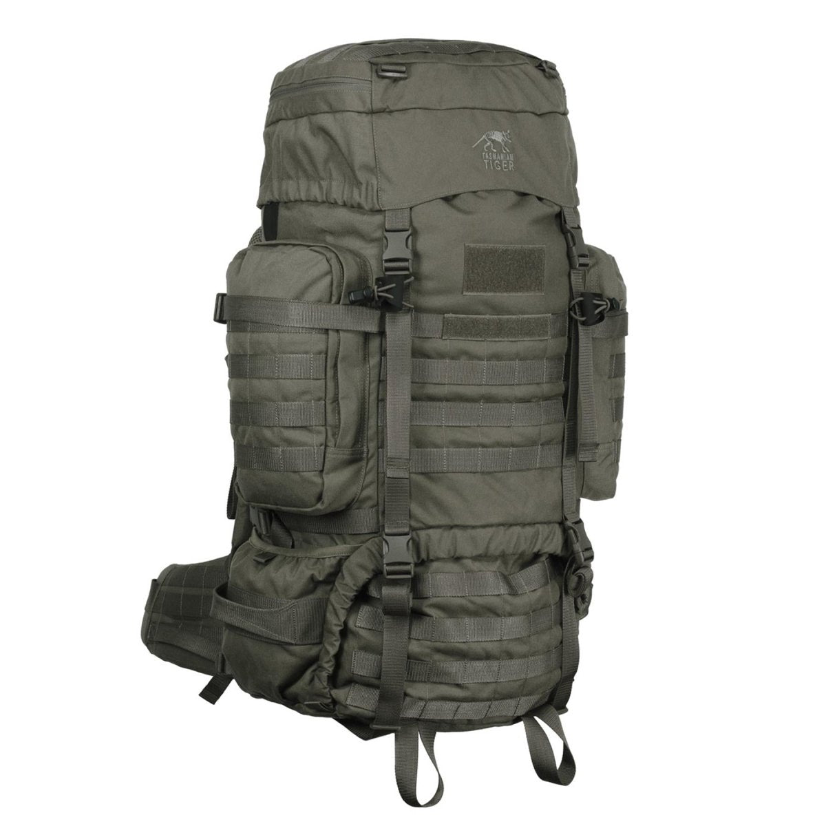 Sac à dos tactique Tasmanian Tiger Raid Pack MK III 52L avec système MOLLE et sangle de hanche