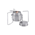 Tatonka Kocher-Set Multifuel Outdoor-Brenner-Set Edelstahl kompakter Topfständer