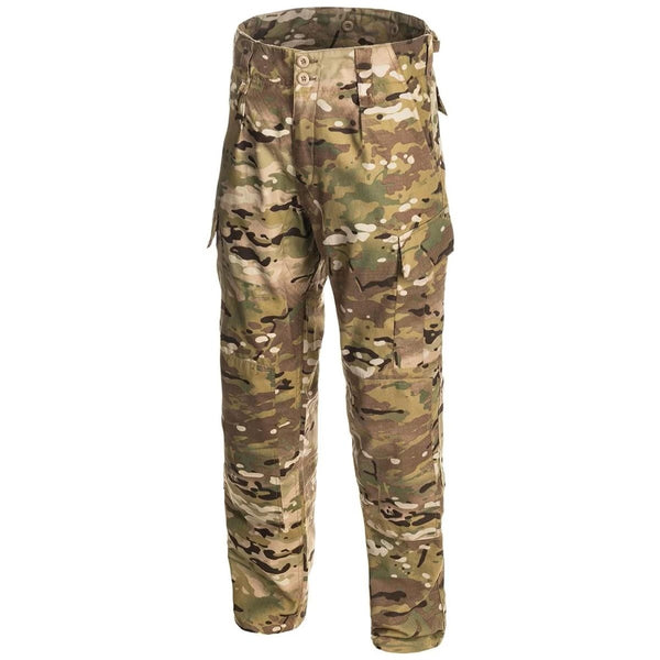 TEXAR WZ10 military multicam combat pants made of durable ripstop fabric with multiple pockets and reinforced stitching.
