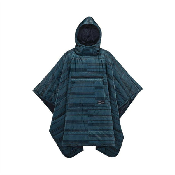 Therm-a-Rest Honcho Outdoor Poncho Ripstop Water Resistant Blanket Blue