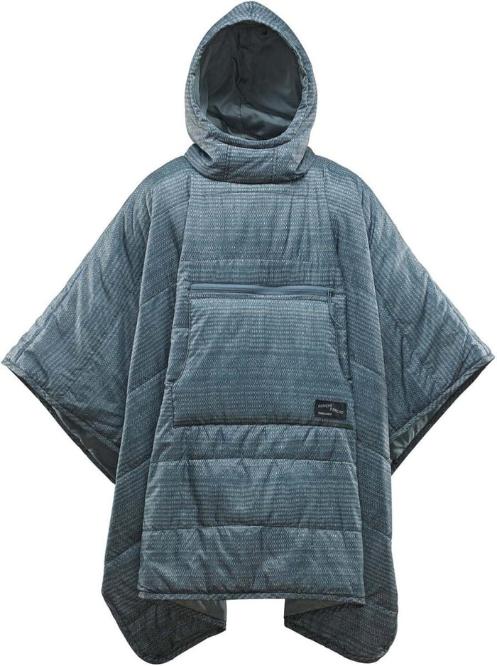 Therm-a-Rest Honcho Poncho Insulated Camping Blanket Water-Resistant Black - GoMilitar
