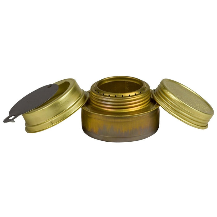 Trangia Alkoholbrenner-Set, Flüssigbrennstoff, Benzin, kompakt, ultraleicht, Messing, 1000 W – GoMilitar