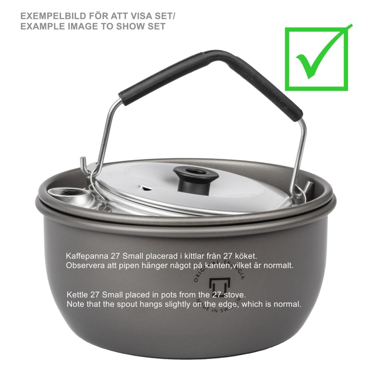 Trangia Kit de brûleur de réchaud de randonnée ultraléger en aluminium pour la cuisine et la randonnée