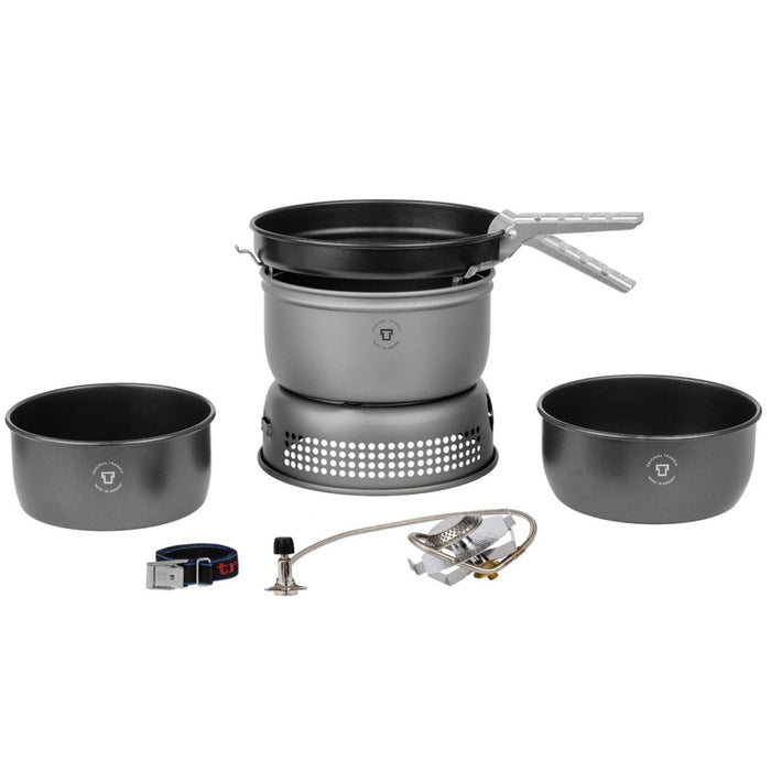 Set fornello portatile leggero Trangia pentole compatte da 1,75 litri da campeggio all'aperto - GoMilitar