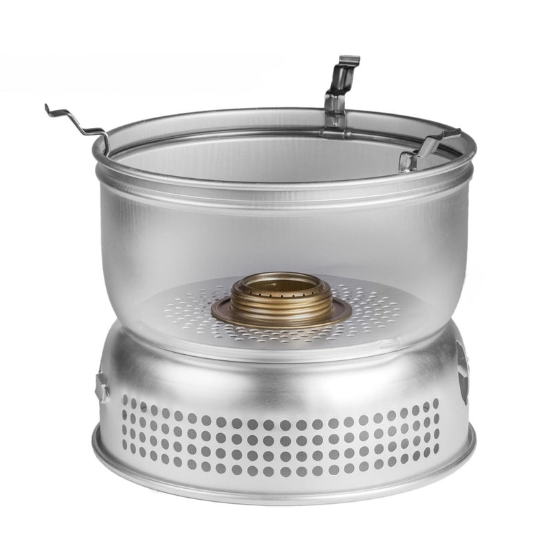 Trangia stainless steel lightweight stove set compact kit hiking outdoor camping - GoMilitar