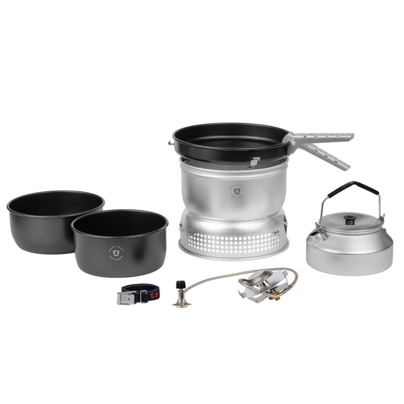 Trangia stove set cooking outdoor compact kit aluminum non - stick pans kettle pot - GoMilitar