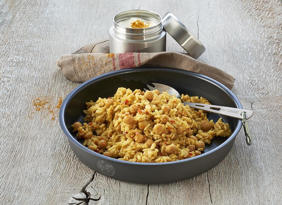 Trek'N'Eat Wegański posiłek Chana Masala Liofilizowana żywność na świeżym powietrzu Piesze wycieczki 180g
