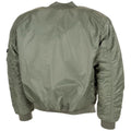 Estilo militar de EE. UU. MA1 Bomber Chaqueta Aérea Fuerzas Aéreas Tropas Aprole a prueba de viento Oliva caliente